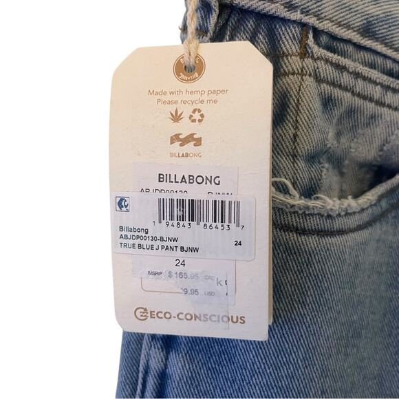 Women's Blue Patchwork Jeans - Picture 9 of 13